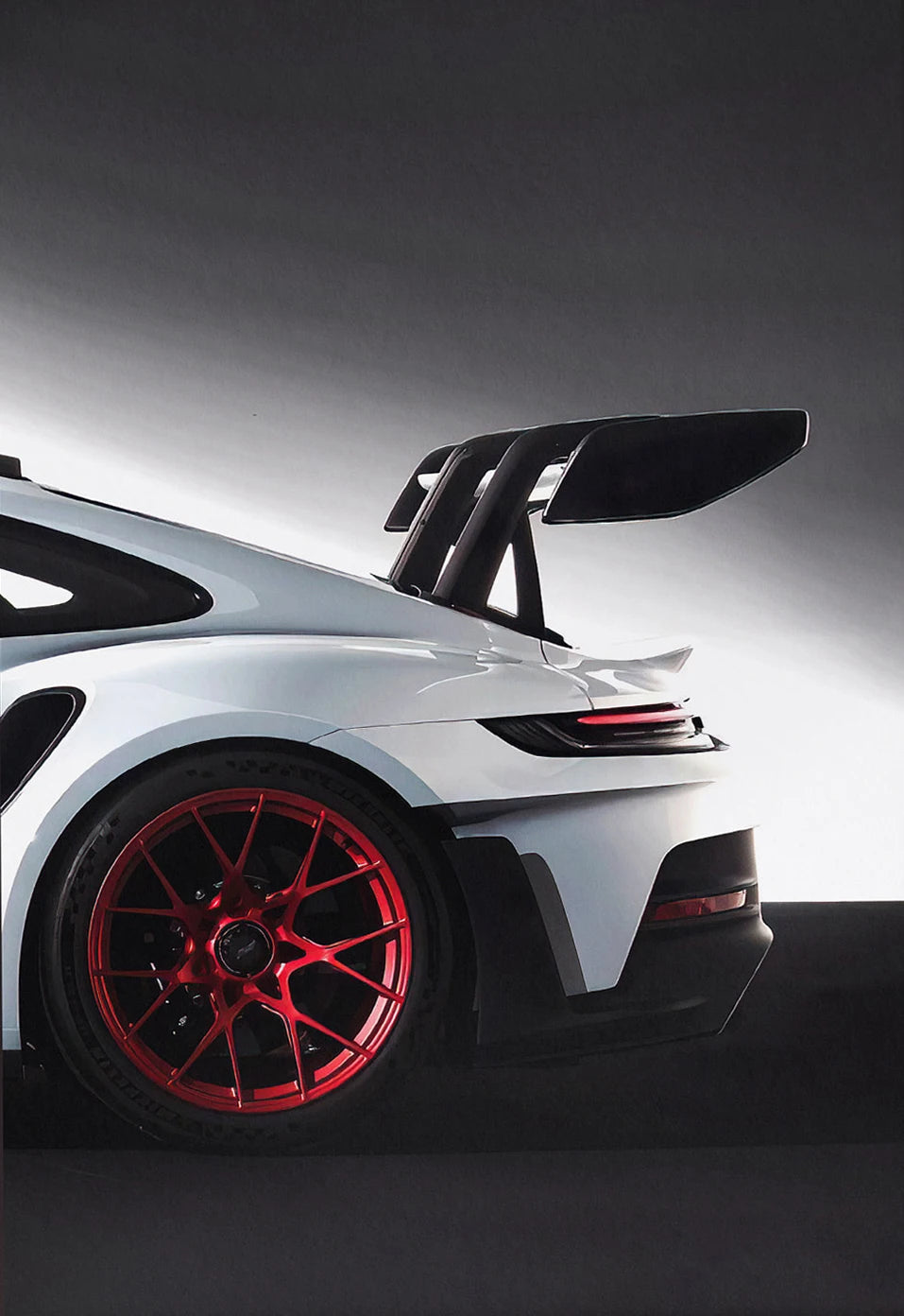 GT3 Sports Car Canvas Wall Art – Luxury Racing Car Poster Print
