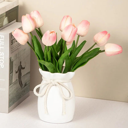 Bow Shaped White Vase – Modern Decorative Vase for Home Decor