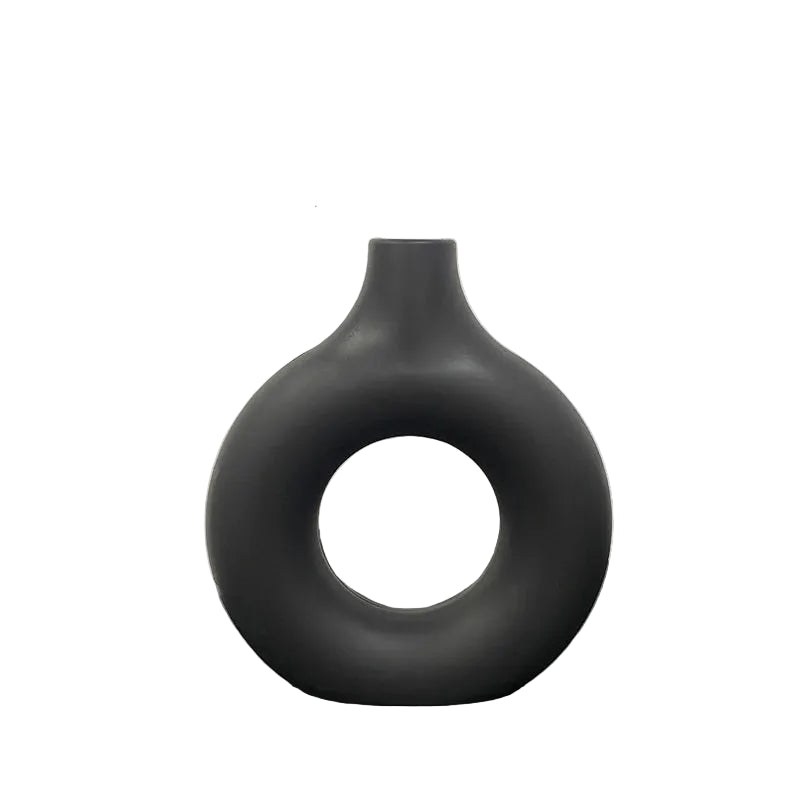 Nordic Plastic Flower Vase – Modern Decorative Vase for Home Decor