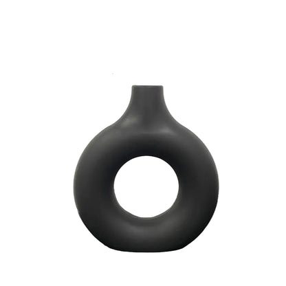 Nordic Plastic Flower Vase – Modern Decorative Vase for Home Decor